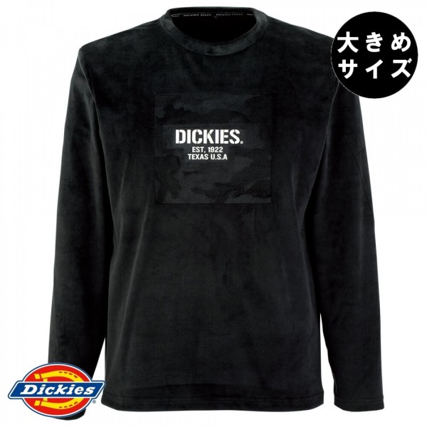[3L~]【Dickies】ベロア厚手長袖プルオーバー