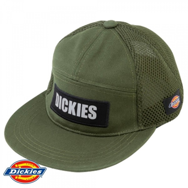 【Dickies】ロゴ反射フラットキャップ